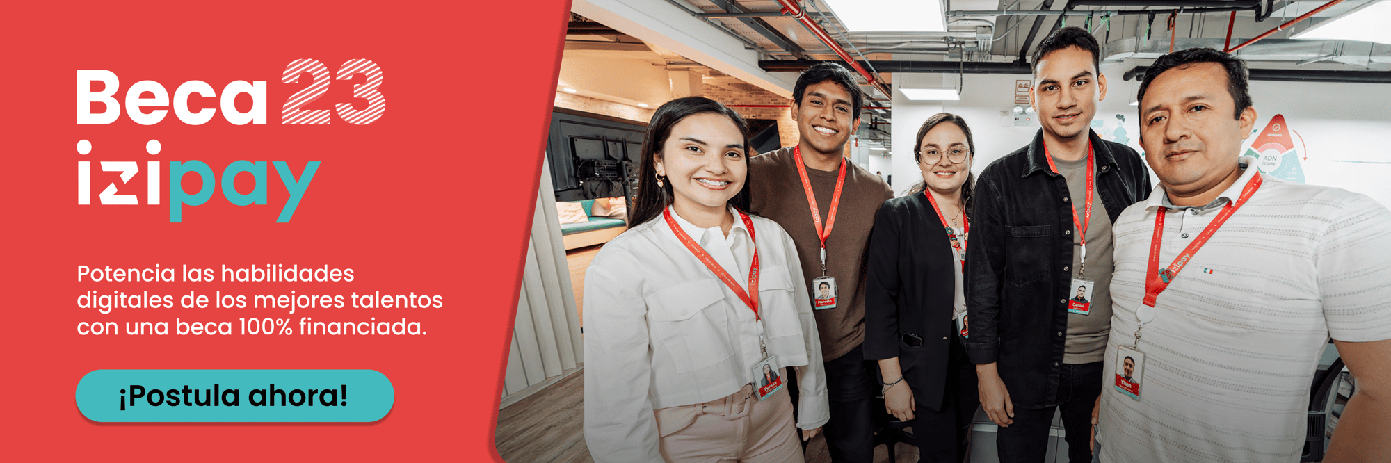 Postula ahora, link aquí