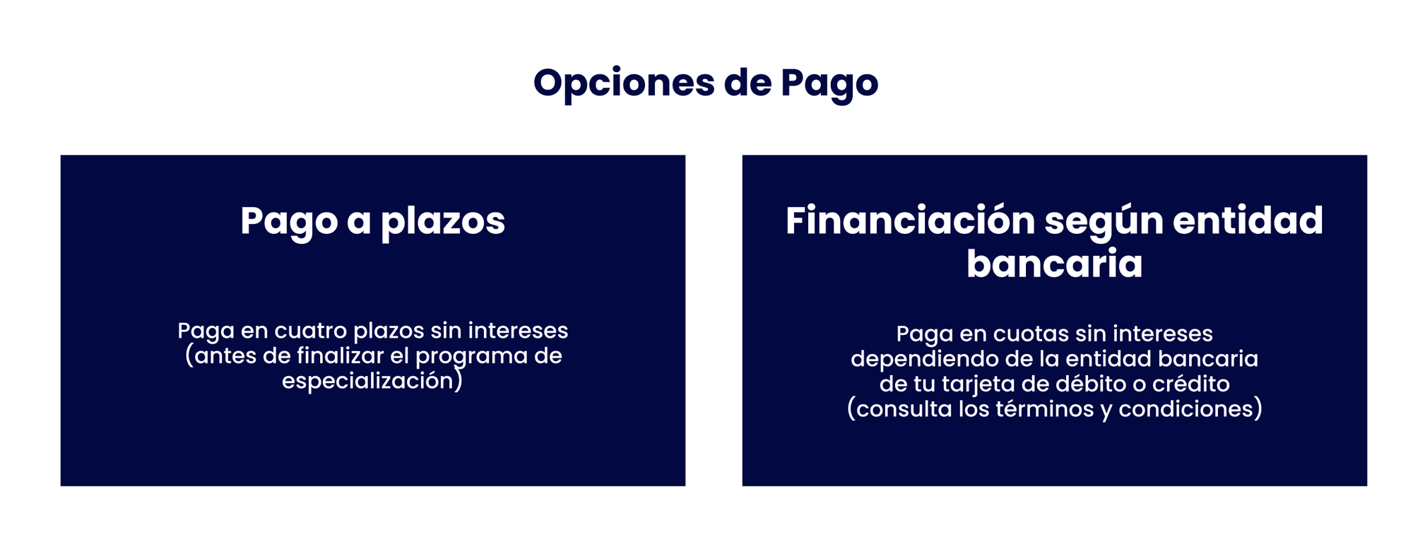 Métodos de Pago